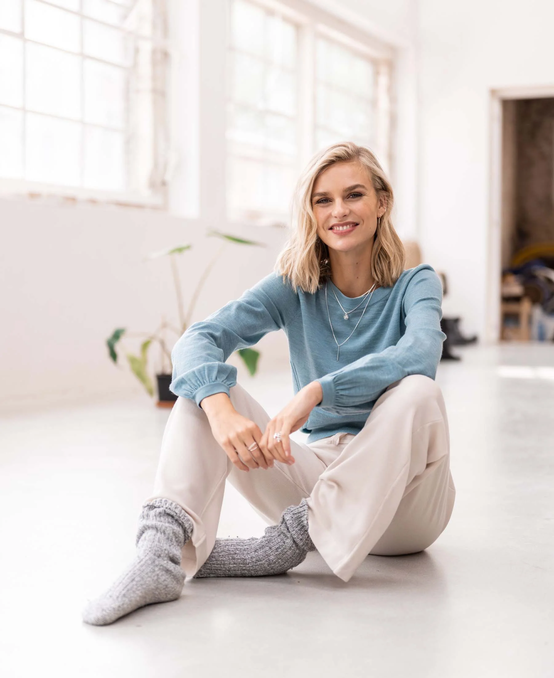 Merinotrui LA COEUR in Mistblauw - Image 5