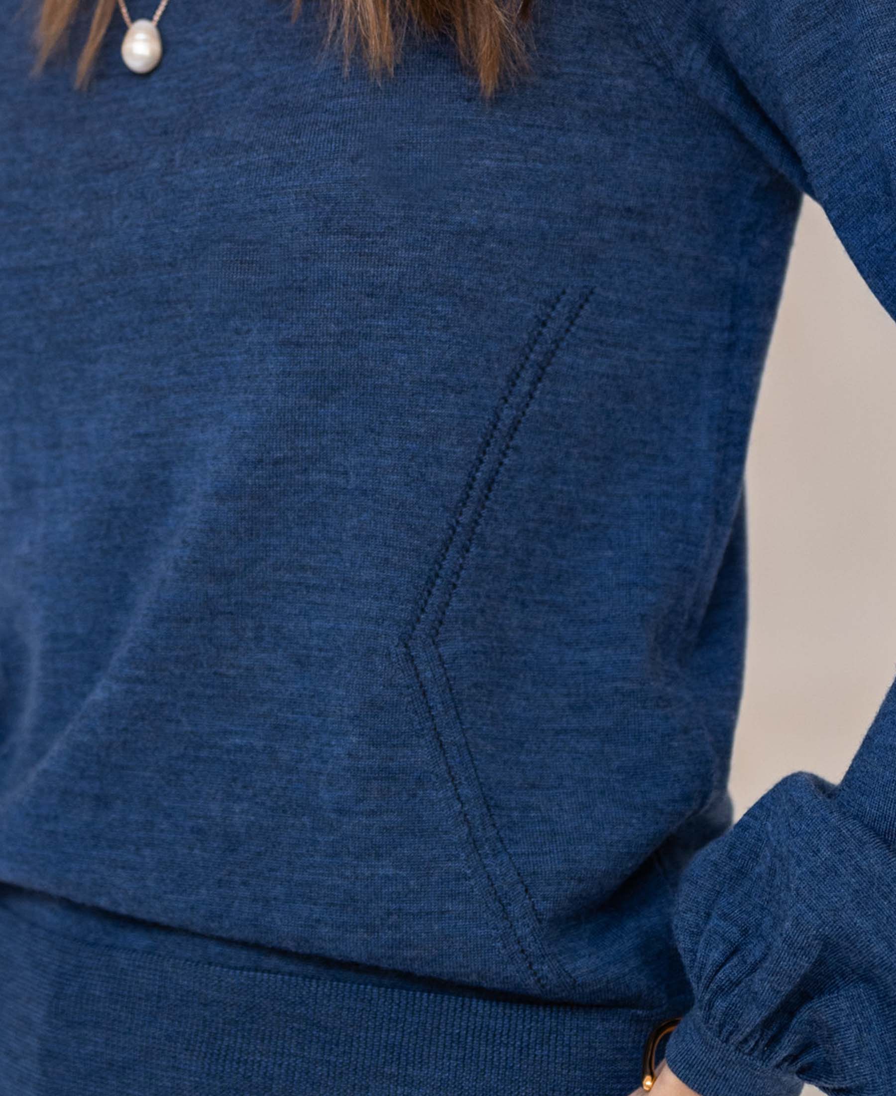 Merinotrui LA COEUR Indigo blauw - Image 3